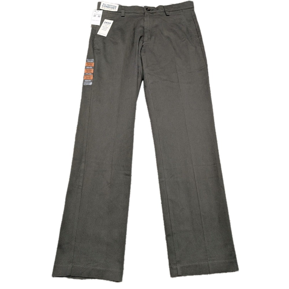 Dockers Men's Slim Fit Easy Khaki Pants Size32X32 Olive Green NWT‎